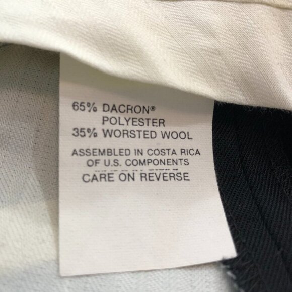 Dockers Black Pleated And Cuffed Dress Slacks Size 36 X 32 - Picture 6 of 6